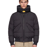 Bomber Wilmont con cappuccio in nero 