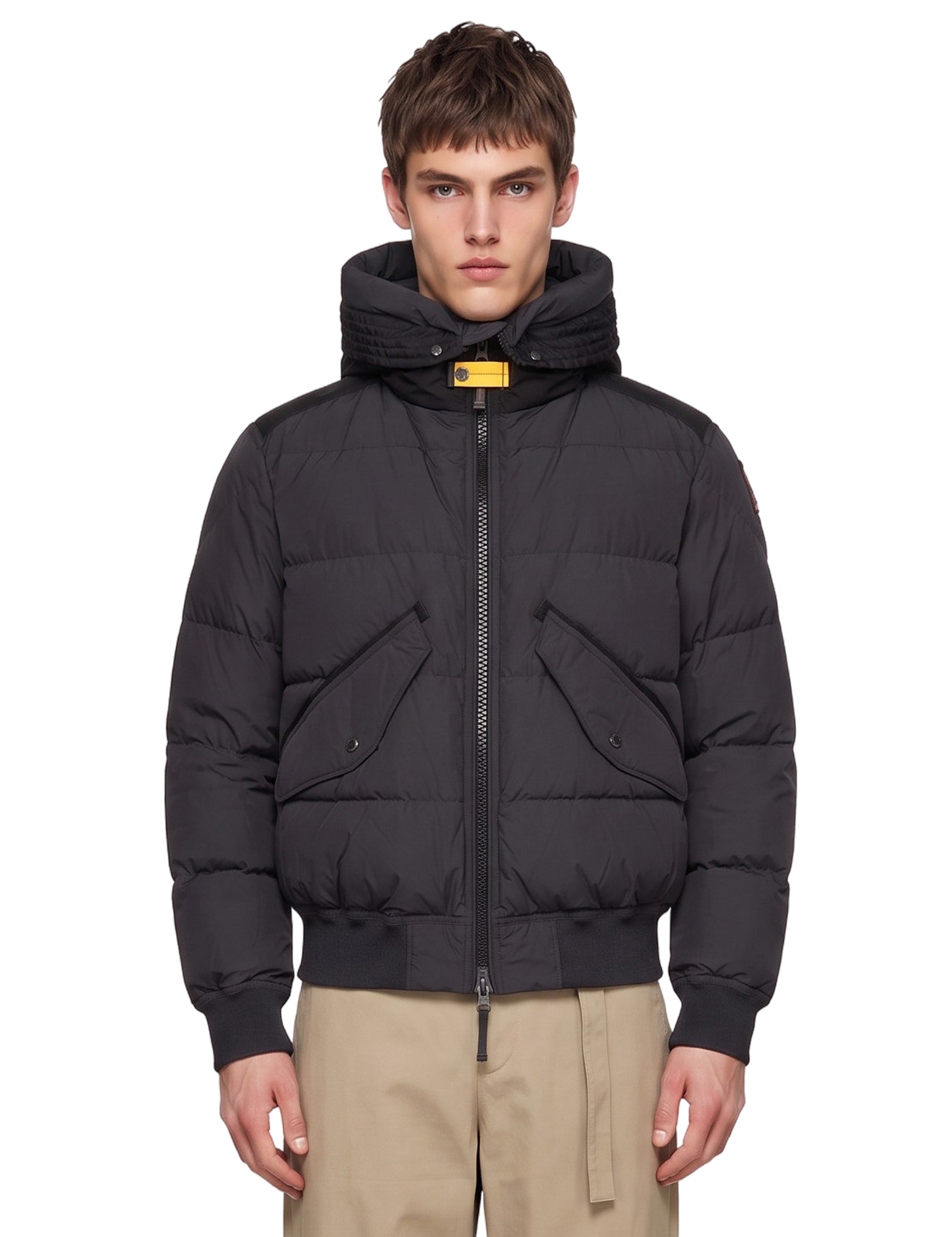 Bomber Wilmont con cappuccio in nero 
