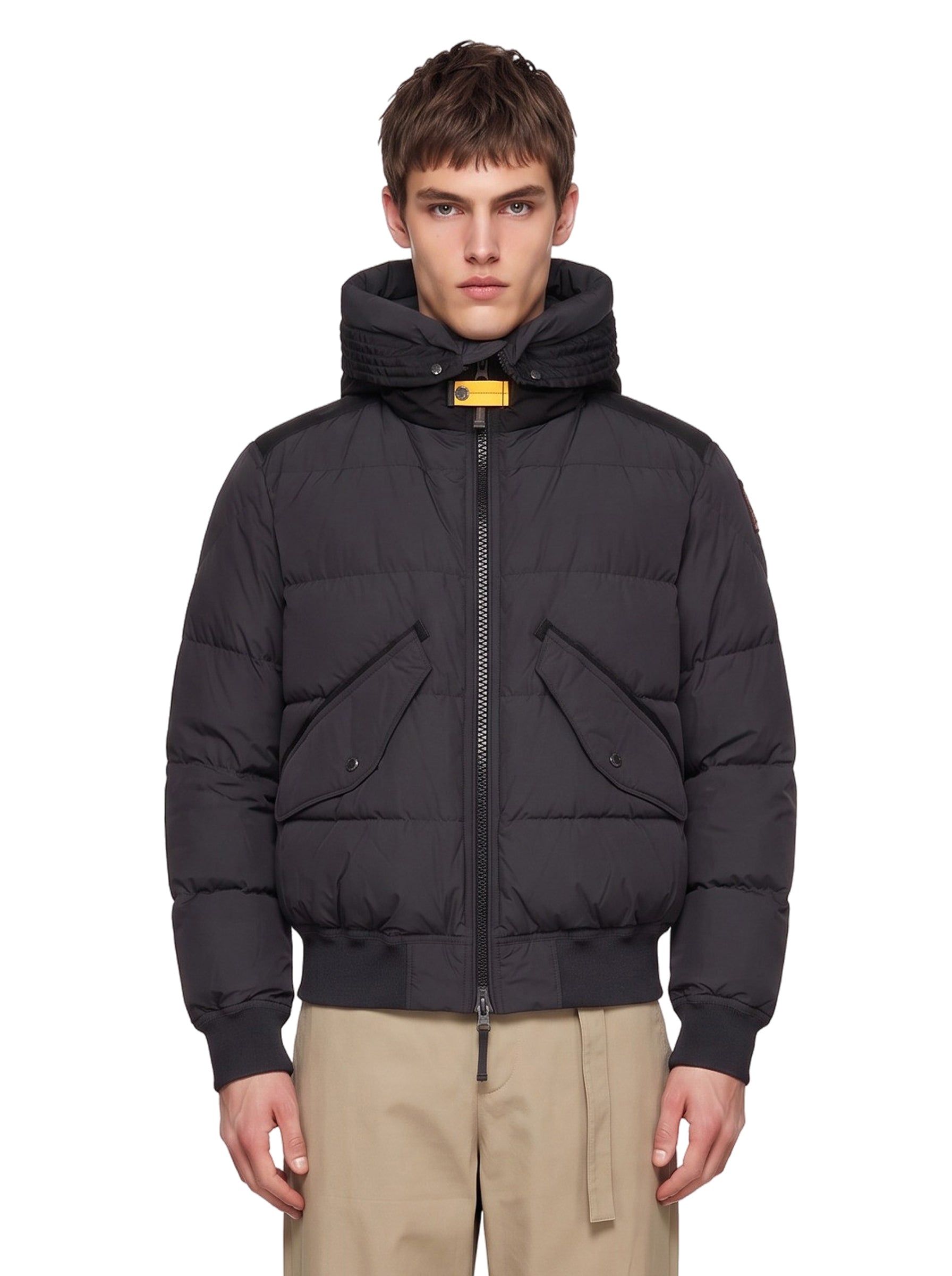 Bomber Wilmont con cappuccio in nero 
