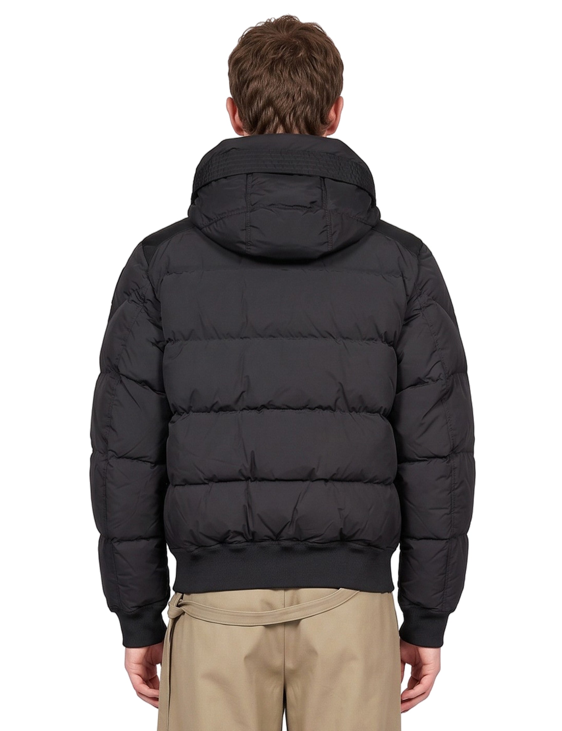 Bomber Wilmont con cappuccio in nero 