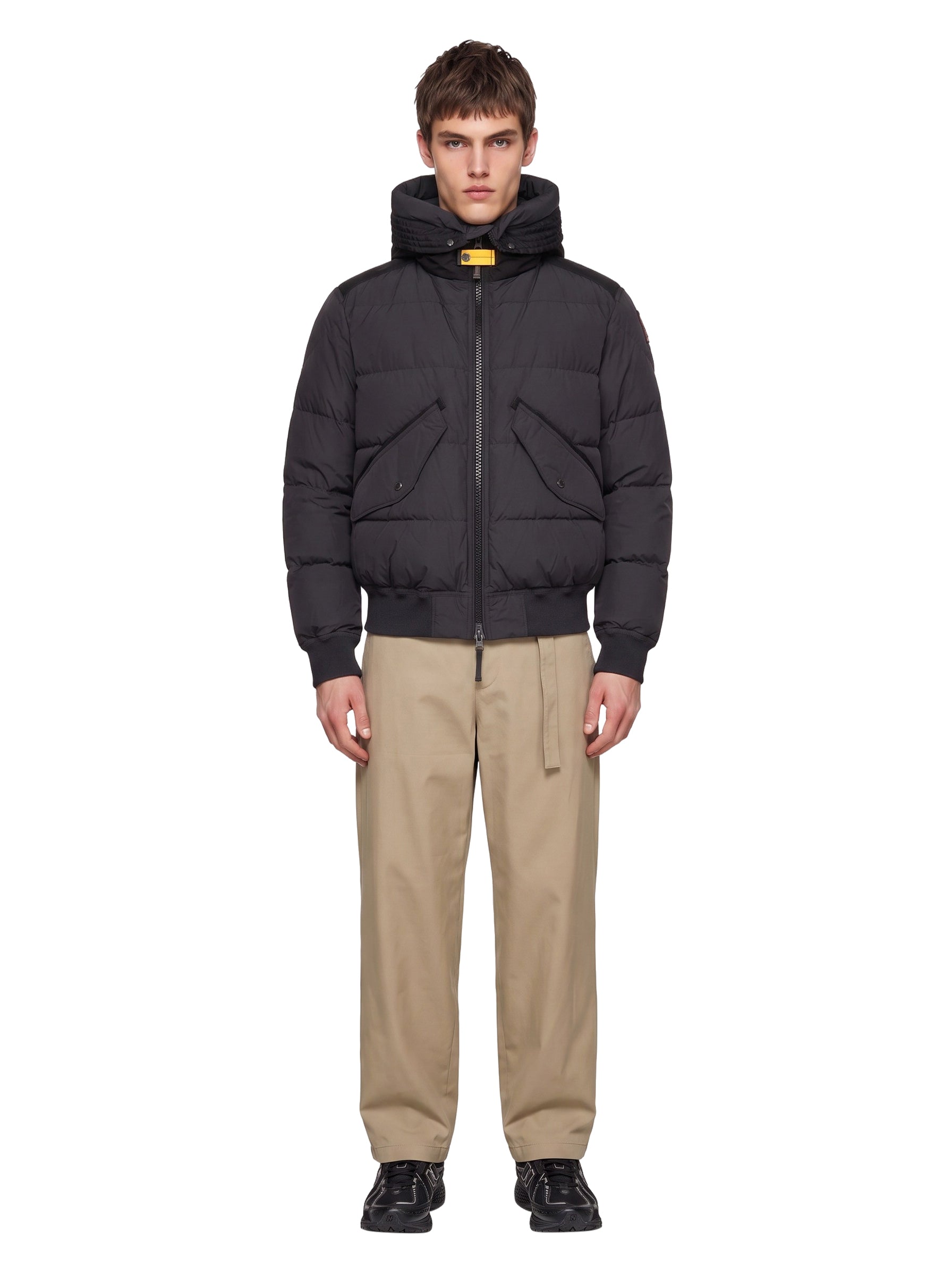 Bomber Wilmont con cappuccio in nero 