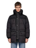 Harraseeket hooded down jacket in black
