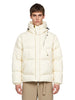 Ivory hooded Cloud jacket