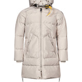 Piumino Long Bear con cappuccio in grigio 