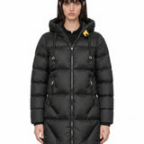 Piumino lungo Janet in nero 
