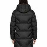Piumino lungo Janet in nero 