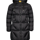 Piumino lungo Janet in nero 
