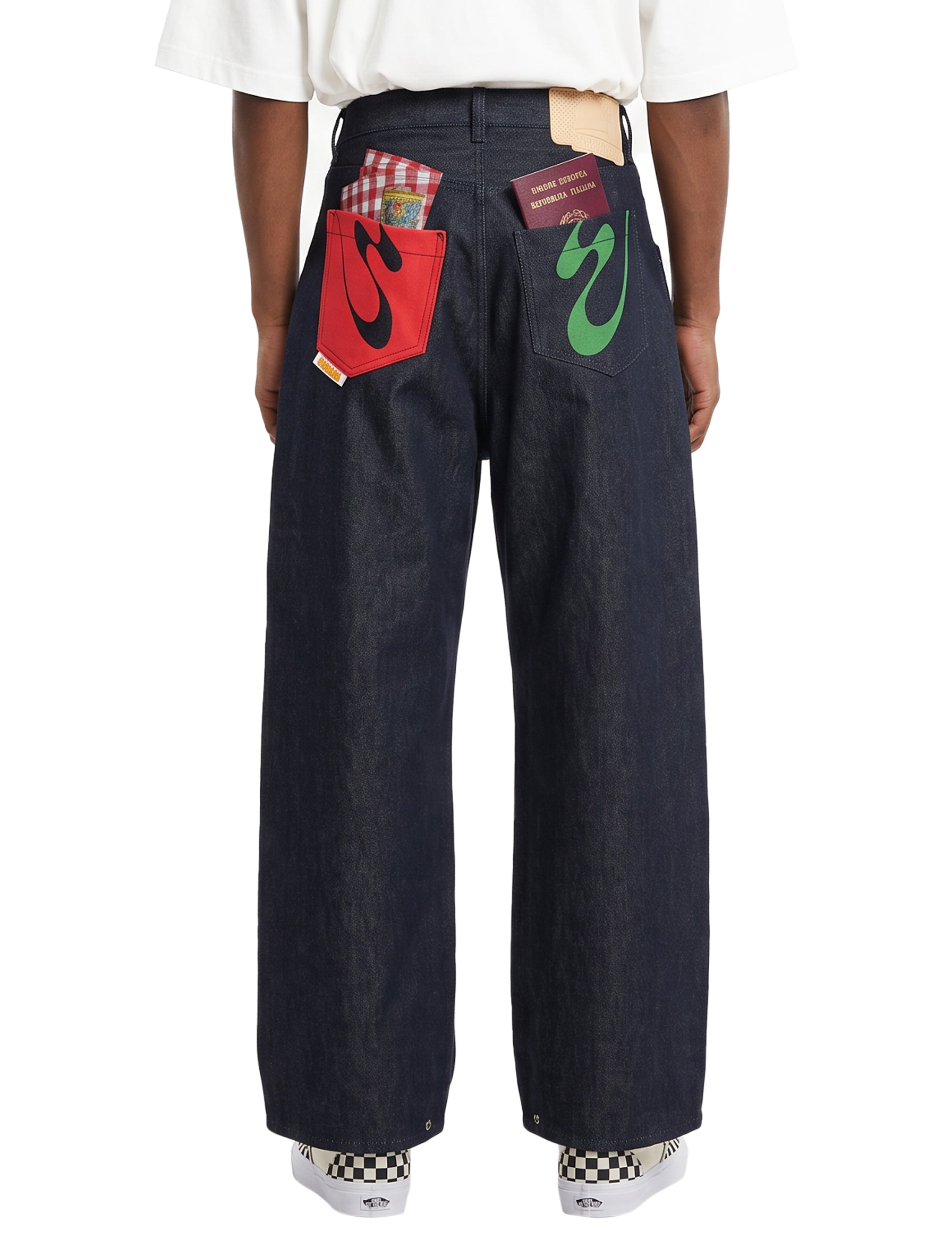 Jeans Fat Angelo in blu 