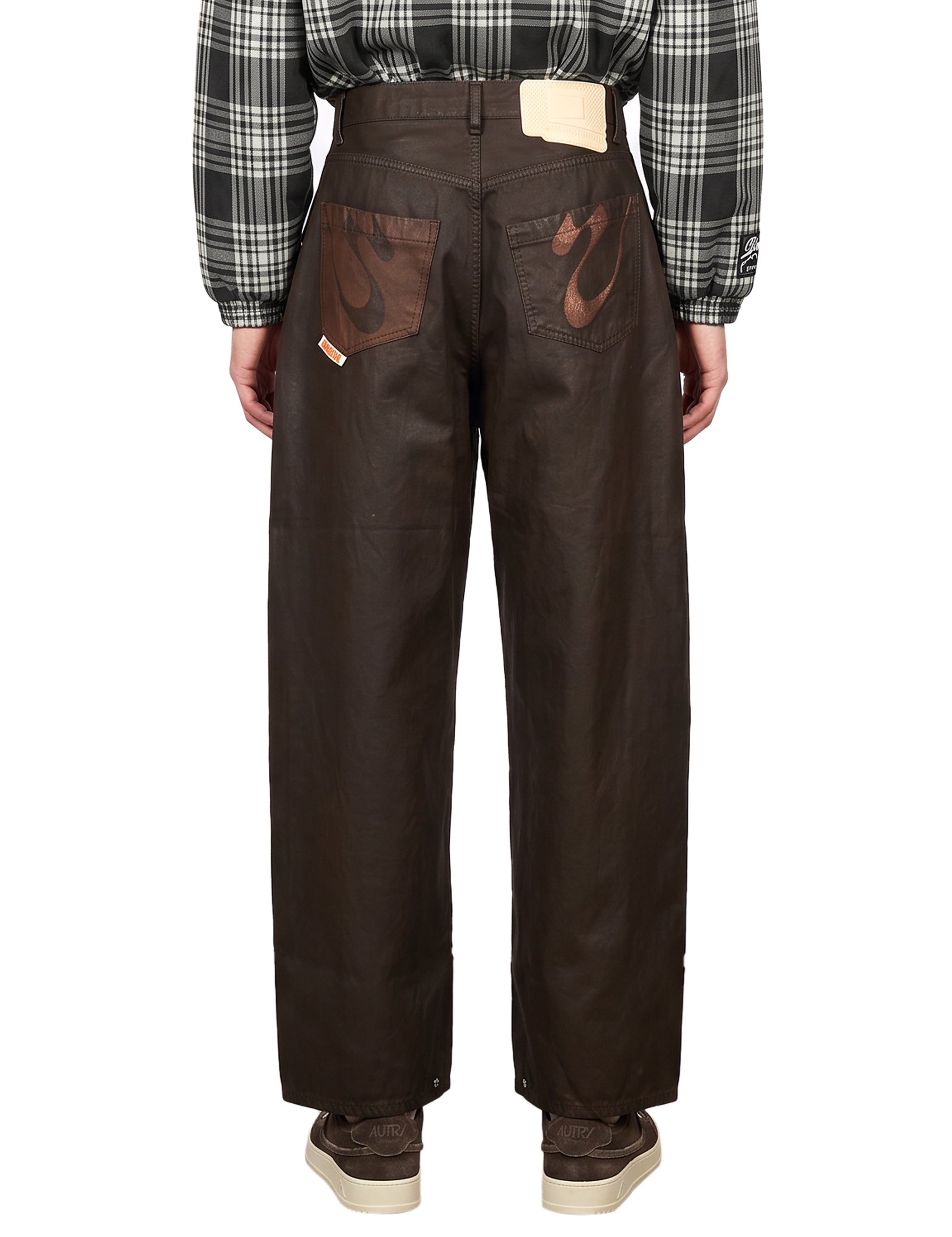 Jeans MPC in marrone 