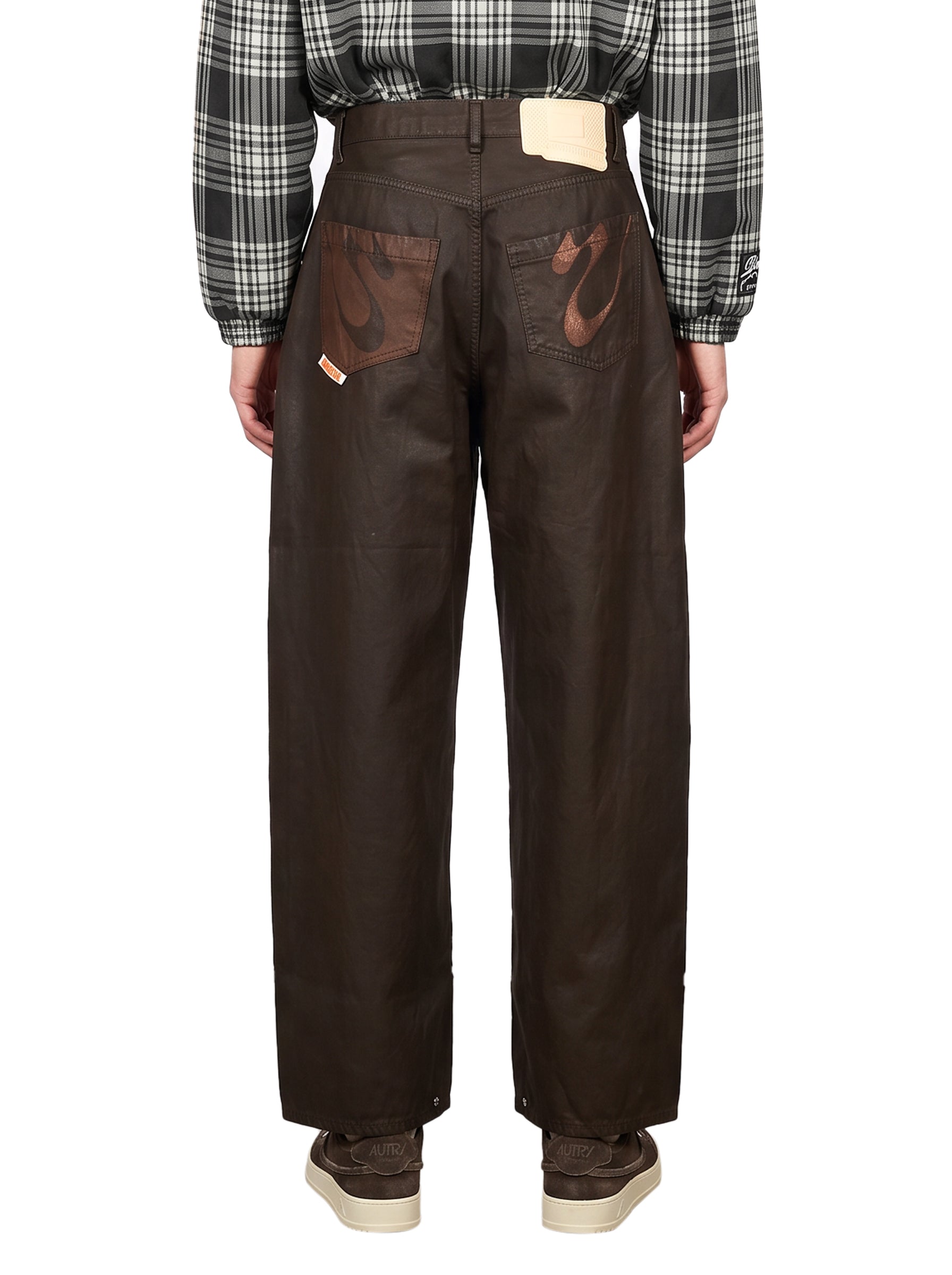 Jeans MPC in marrone 