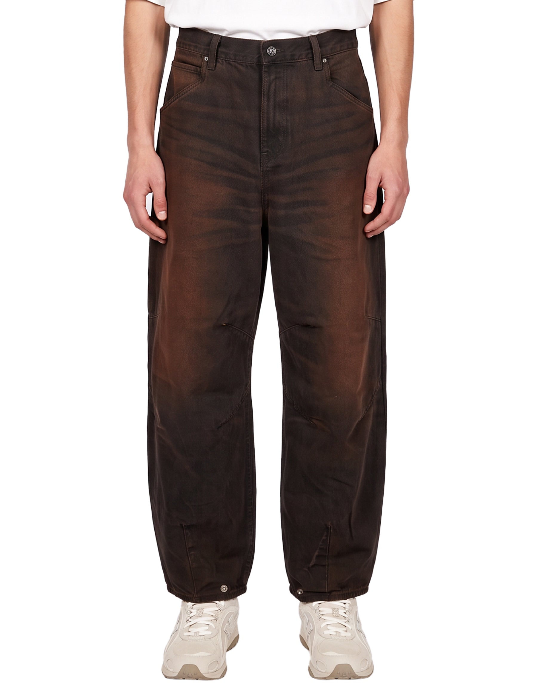 Jeans The New Leggenda in marrone 