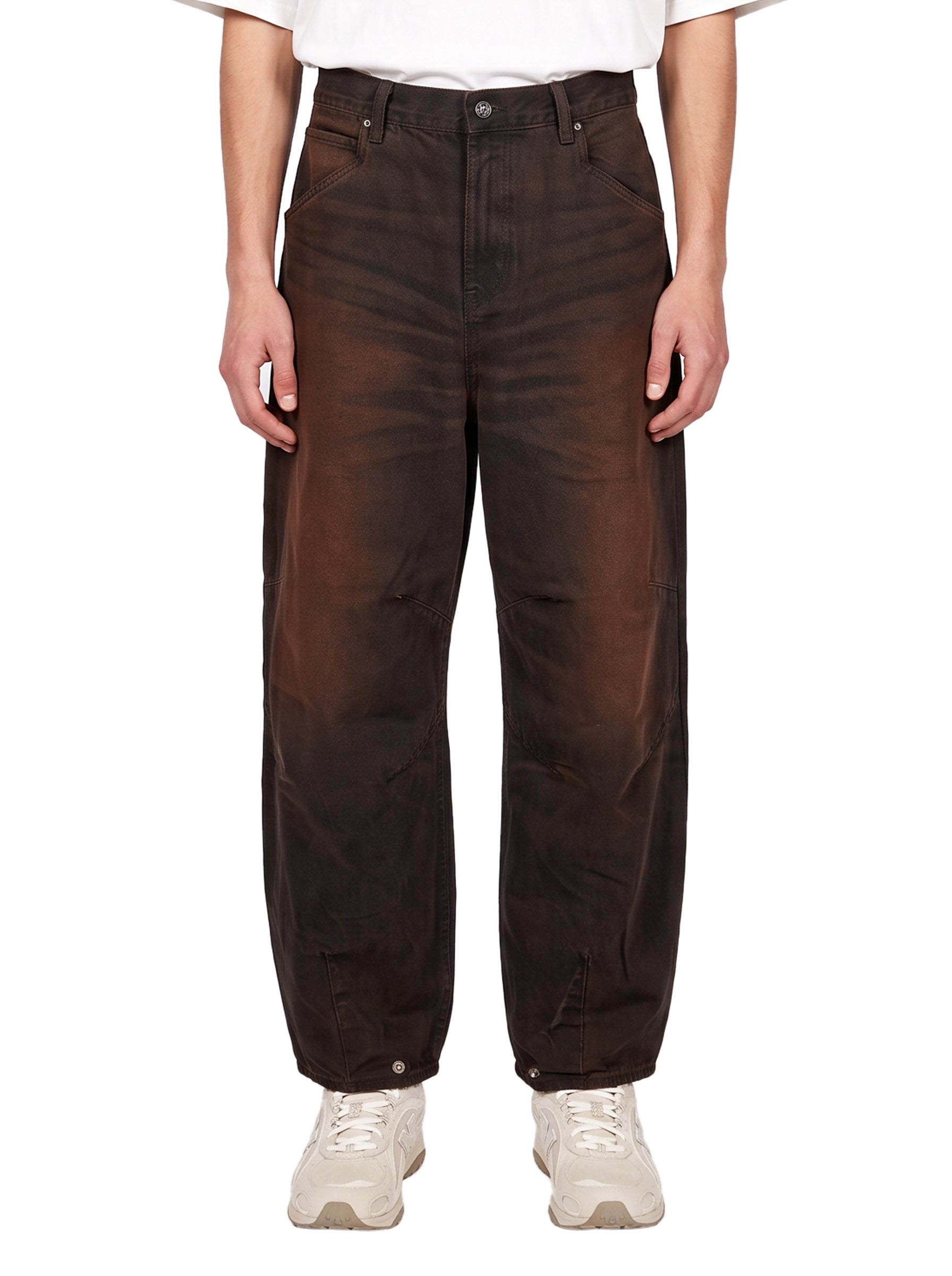 Jeans The New Leggenda in marrone 