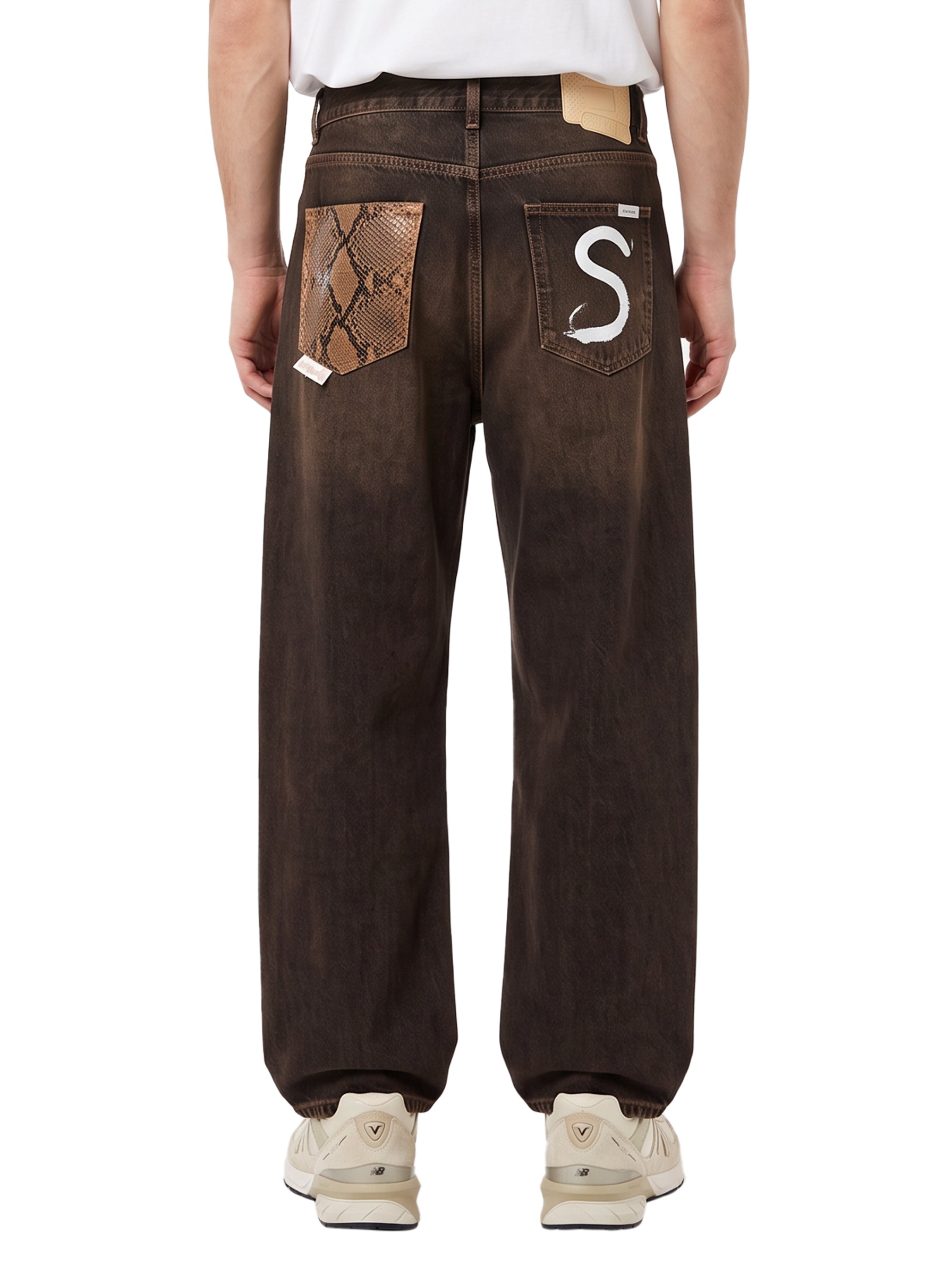 Jeans The New Leggenda in marrone 