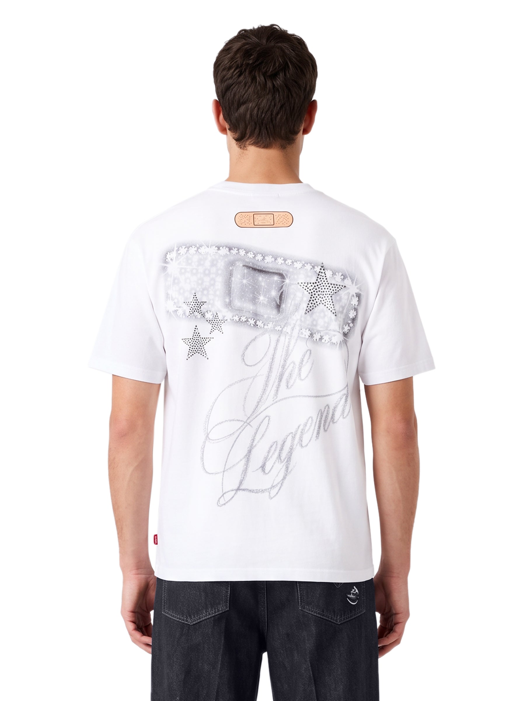 T-shirt The New Boy Seven Cat in bianco 