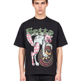 T-shirt The New Boy Seven Cat in nero 