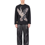 T-shirt a maniche lunghe Forgive My Sins in nero 