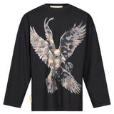 T-shirt a maniche lunghe Forgive My Sins in nero 