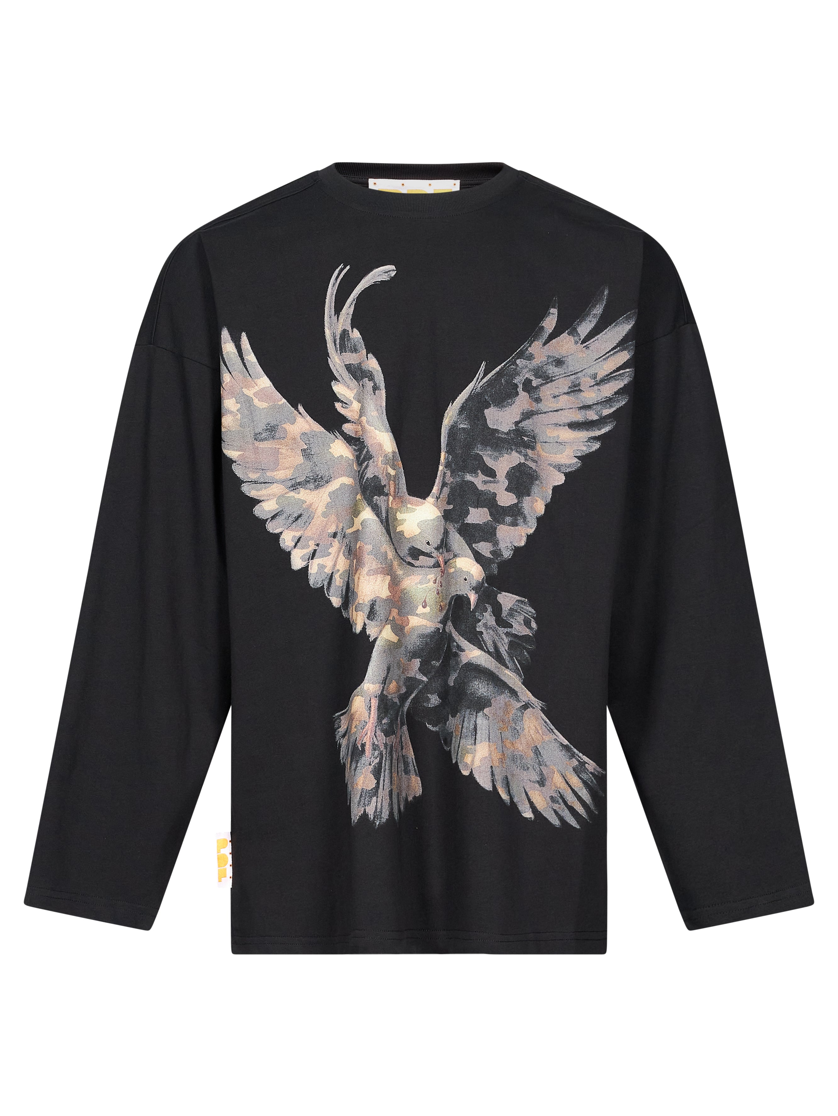 T-shirt a maniche lunghe Forgive My Sins in nero 