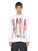 T-shirt a maniche lunghe Forgive My Sins in bianco