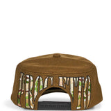 Cappello P Pillbox in verde 