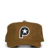 Cappello P Pillbox in verde 