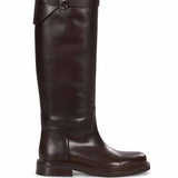 Stivali in pelle Fibi in nero 