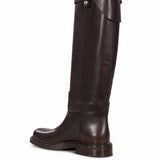 Stivali in pelle Fibi in nero 