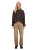 Jeans Layton chiusura crossover in beige