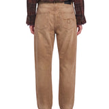 Jeans Layton chiusura crossover in beige 