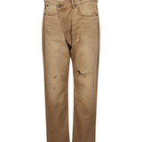 Jeans Layton chiusura crossover in beige 