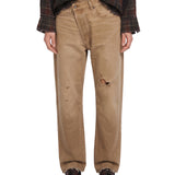 Jeans Layton chiusura crossover in beige 