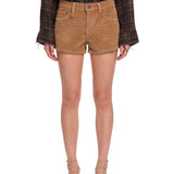 Shorts a costine Effie in beige 