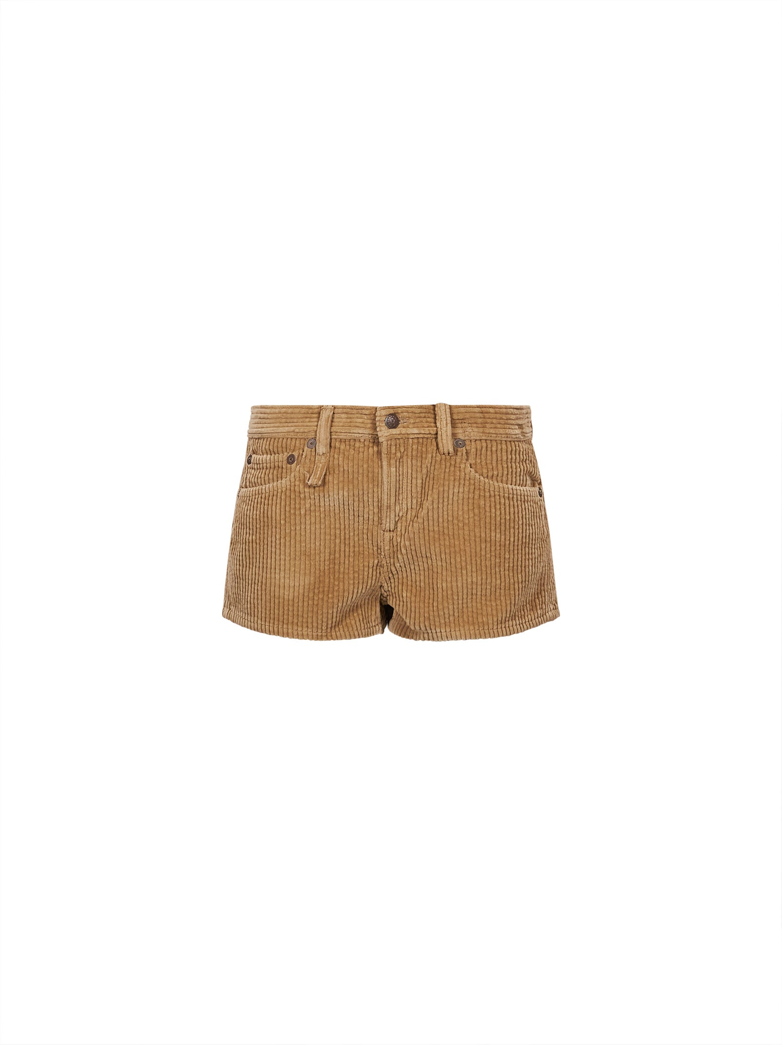 Shorts a costine Effie in beige 