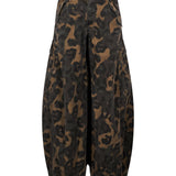 Jeans cargo Sixouxsie in marrone 