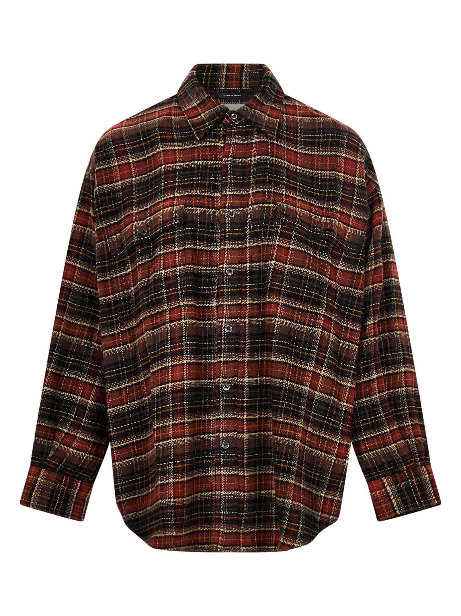 Camicia a quadri multicolor 
