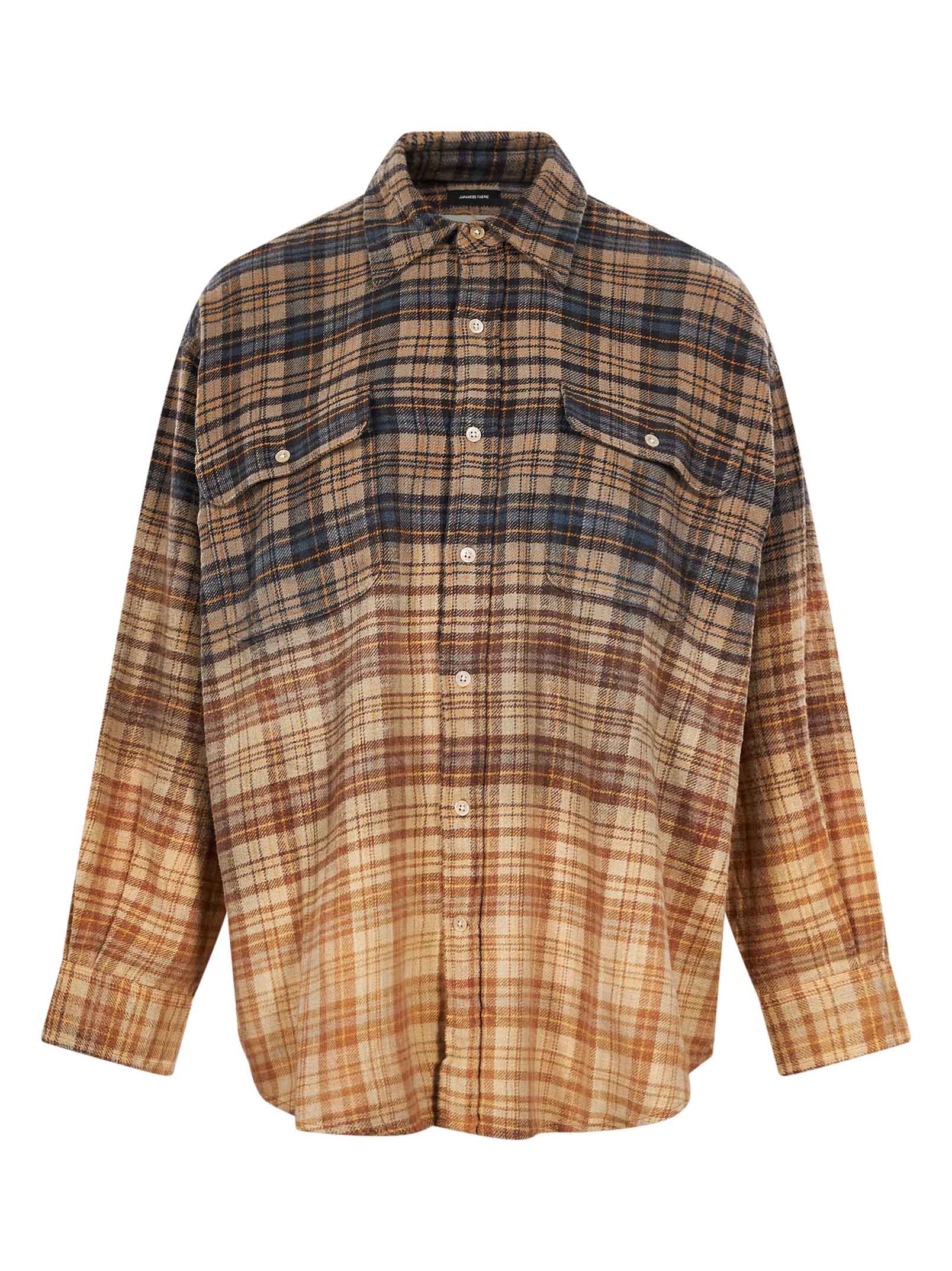 Camicia a quadri multicolor 
