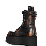 Stivaletto Double Stack in nero 