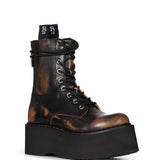 Stivaletto Double Stack in nero 