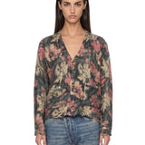 Cardigan stampato multicolor 
