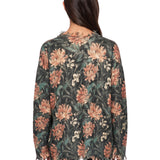 Maglione sfrangiato multicolor 
