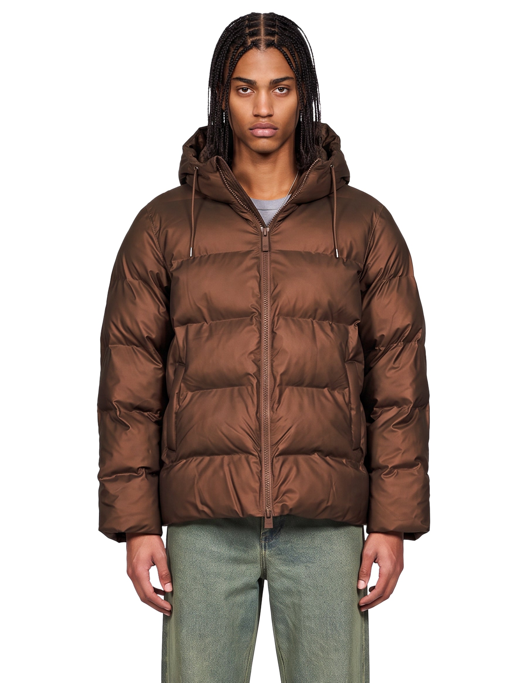 Piumino Alta in marrone 