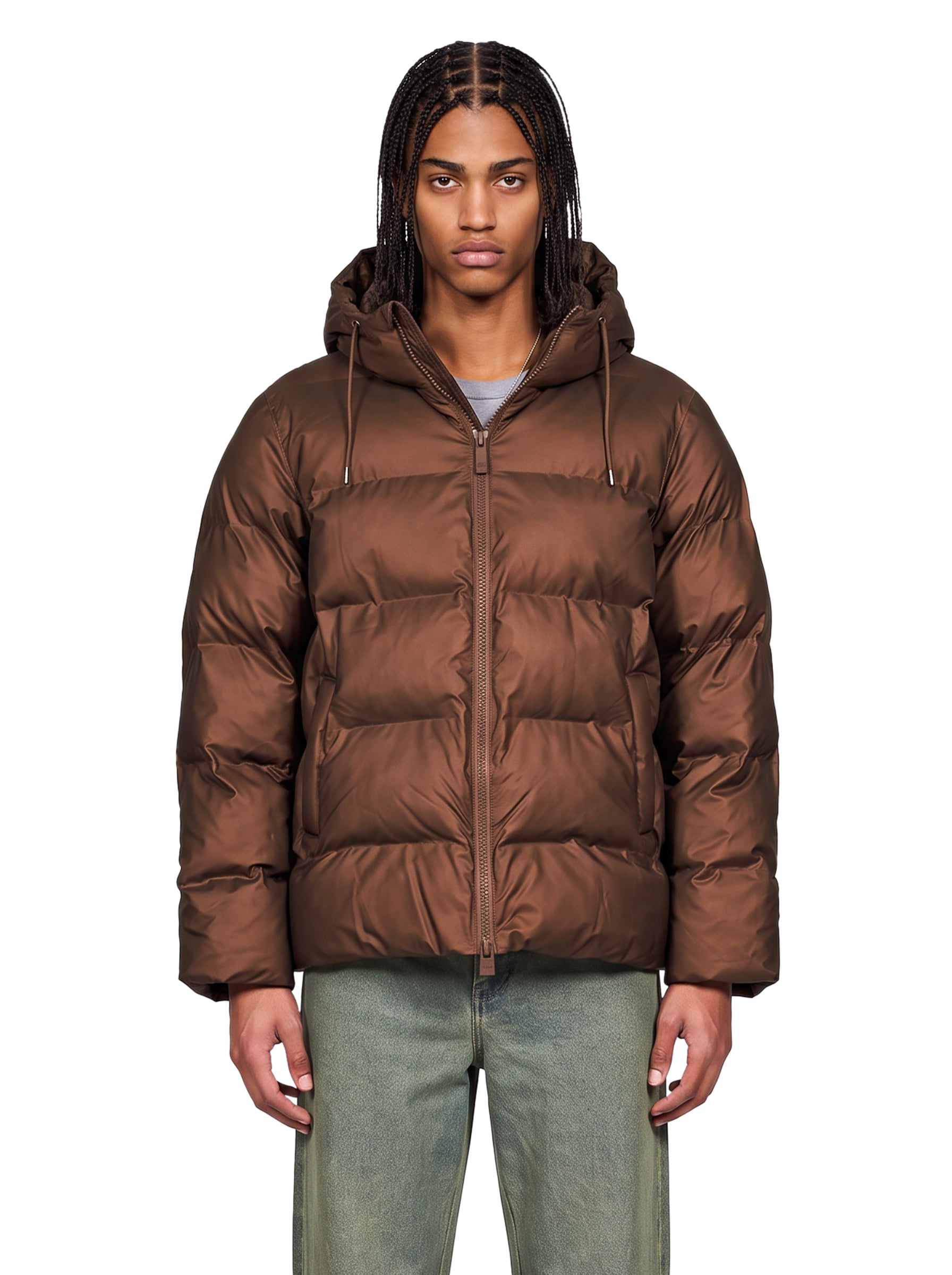 Piumino Alta in marrone 
