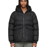 Piumino Alta A-Line in nero 