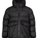 Piumino Alta A-Line in nero 