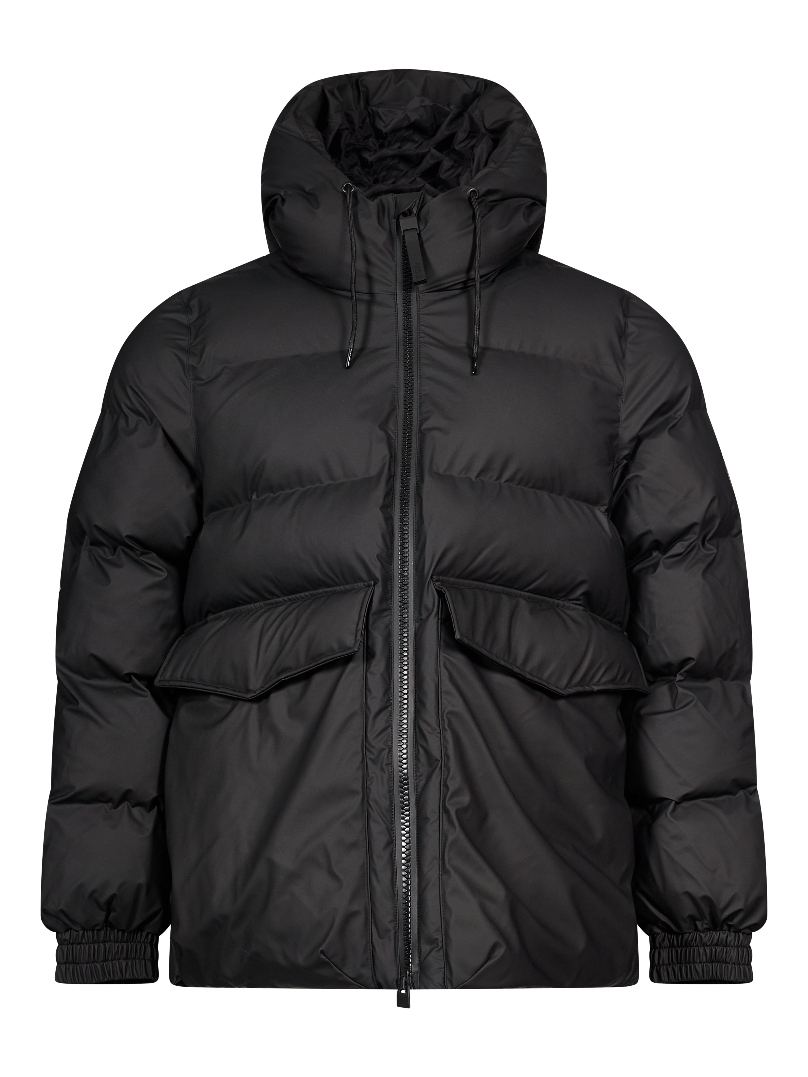 Piumino Alta A-Line in nero 