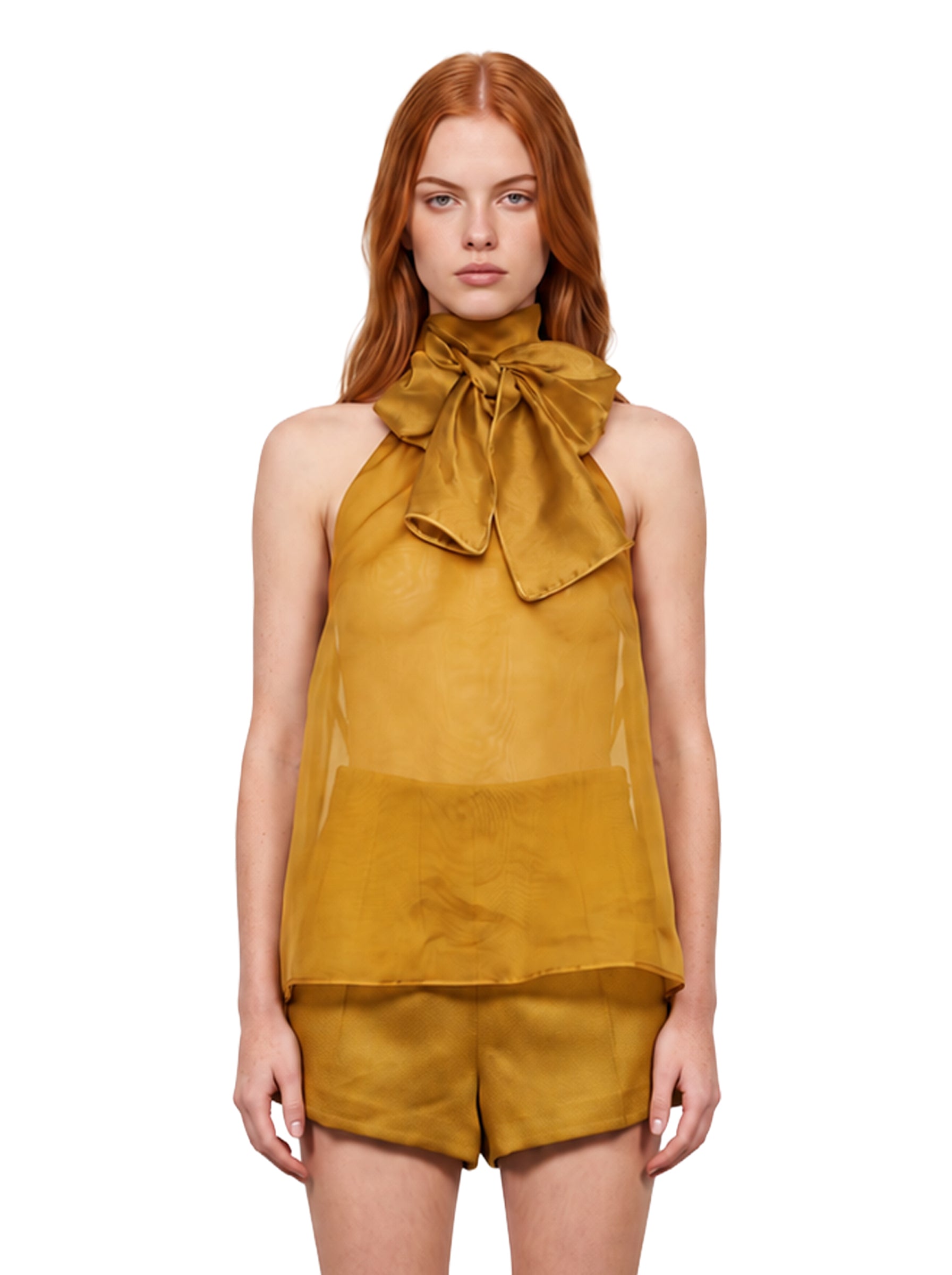 Top Indira in ocra 