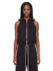 Gilet Cyclops Gimp con cappuccio in nero