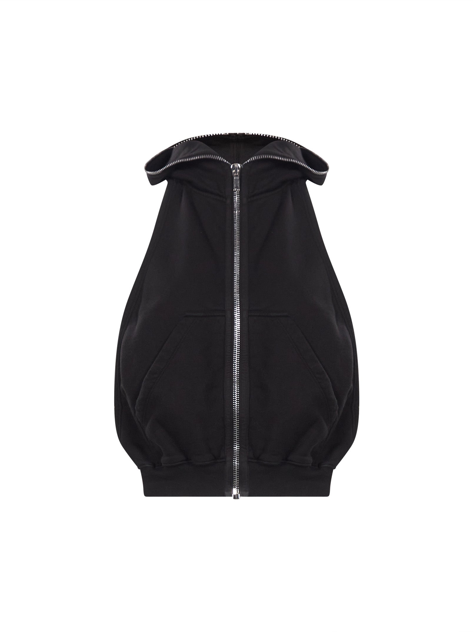 Gilet Cyclops Gimp con cappuccio in nero 