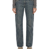 Jeans Fog Cut in blu 