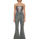 Jeans Bolan bootcut in blu 